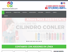 Tablet Screenshot of epromocionales.com